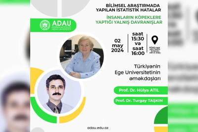 Ege Universitetinin professorları ADAU tələbələrinə seminar keçəcəklər