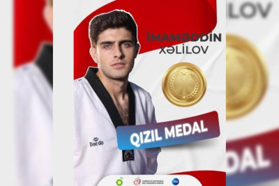 İdmançımız Avropa çempionatından qızıl medalla dönüb
