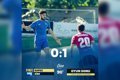 Futbol klubumuz məğlubiyyətlə üzləşib