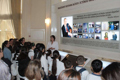 Məktəblilər və müəllimləri ekskursiyada olublar