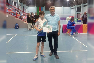 Yeniyetmə badmintonçumuz respublika birinciliyində medal əldə edib