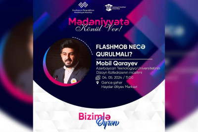 “Fləş-mob necə qurulmalı” mövzusunda təlim baş tutacaq