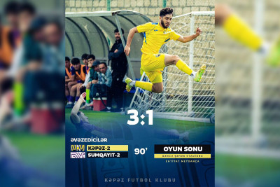 “Kəpəz-2” “Sumqayıt-2”ni məğlubiyyətlə yola salıb