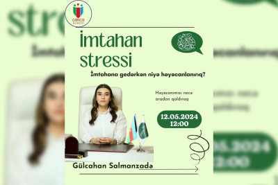 Maarif Evində psixoloqla görüş keçiriləcək