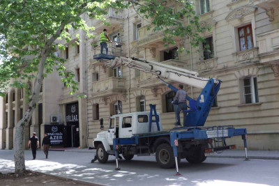 Binalarda MKTİB tərəfindən təmir-bərpa işləri həyata keçirilib