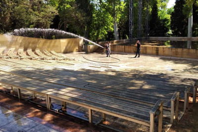 Xan Bağında genişmiqyaslı təmizlik işləri görülüb