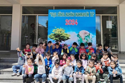 52 saylı Körpələr Evi-Uşaq Bağçasının həyəti abadlaşdırılıb