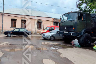 Şəhər ərazisində daha bir kommunal qəza baş verib