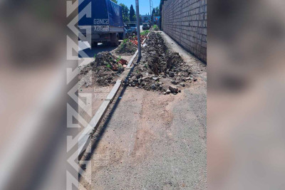 Piyadalar: Təmir işləri səbəbindən yolumuz bağlanıb