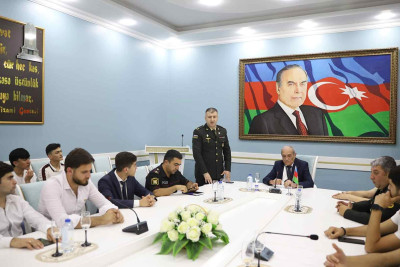 GDU-nun tələbələri ilə görüş təşkil olunub