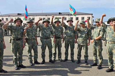 Gəncə Qarnizonu İdeoloji və Mədəniyyət Mərkəzi tədbir keçirib