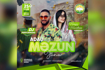 ADAU məzunları üçün konsert proqramı keçiriləcək
