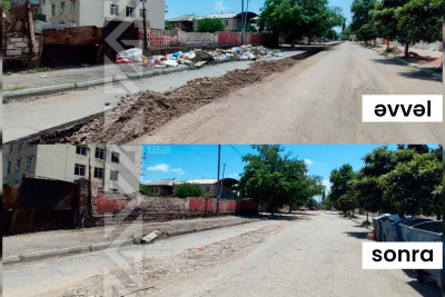 Problemini paylaşdığımız ərazi təmizlənib