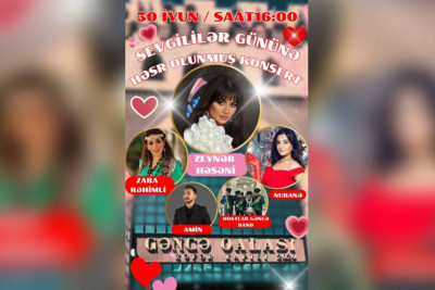 Sevgililər gününə həsr edilən konsert proqramı hazırlanıb