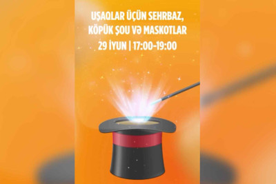 Şəhərin kiçik sakinləri üçün şou hazırlanıb