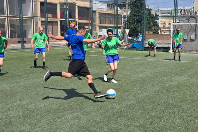 Psixonevroloji sosial xidmət müəssisəsində futbol yarışı keçirilib