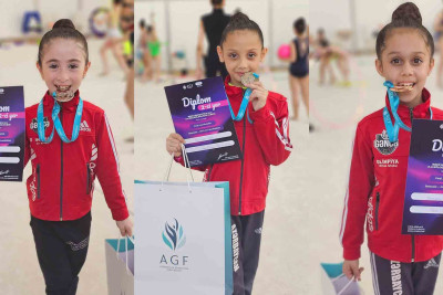 Gimnastlarımız kubok yarışında medallar qazanıblar