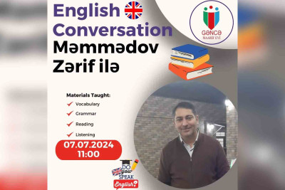 İngilis dilindən pulsuz danışıq dərsləri baş tutacaq