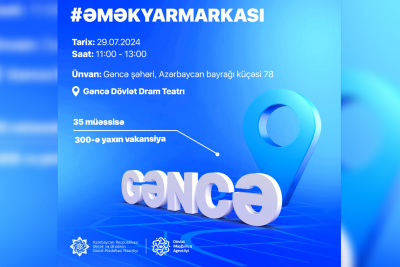 Nizami yurdunda əmək yarmarkası baş tutacaq