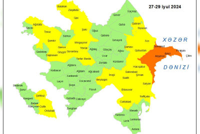 İki gün boyunca şəhərimizdə güclü külək əsəcək