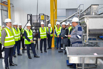 Şəhərdə yeni zavod fəaliyyətə başlayıb