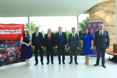Türkiyənin Demokratiya və Milli Birlik Günü ilə əlaqədar tədbir olub