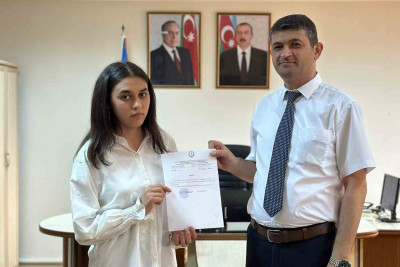 Fərdi təhsil forması üzrə iki nəfər məzun olub