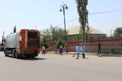 "İmamzadə” Məscid-Ziyarətgah Kompleksində təmizlik işləri aparılıb