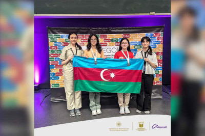 Məktəbli olimpiadada mükafata layiq görülüb