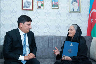 Milli Qəhrəman Natiq Qasımovun anasına ev verilib