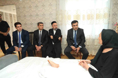 Milli Qəhrəman Natiq Qasımovun anası ziyarət olunub