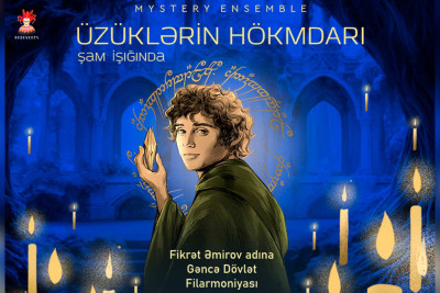 Yüzlərcə şamdan ibarət zalda konsert hazırlanıb