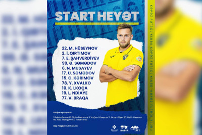 “Kəpəz” start heyətini açıqlayıb