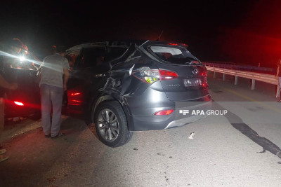 İki maşın toqquşub: ölən və xəsarət alanlar var