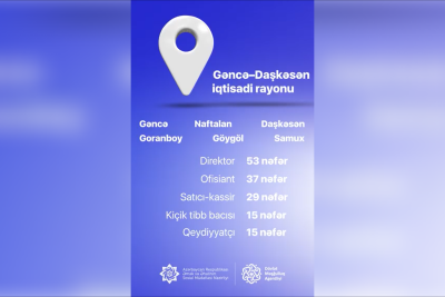 Gəncə-Daşkəsən regionunda iş imkanları yaradılıb