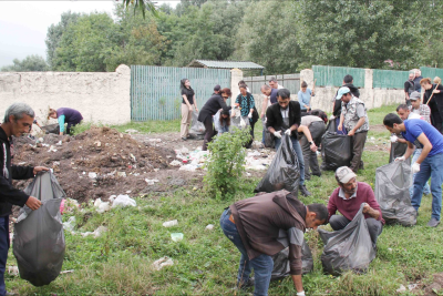 Daşkəsəndə 430 kiloqram məişət tullantısı toplanıb