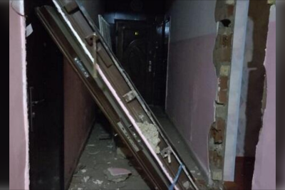 Şəmkirdə evdə partlayış olub