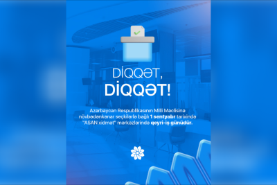 Sabah “ASAN xidmət”də yalnız bu xidmət göstəriləcək