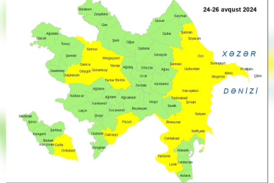 Bu rayonlara güclü küləklə bağlı xəbərdarlıq edilib