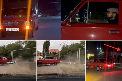 “Jiquli” sürücüsünün avtoşluq “məharəti”