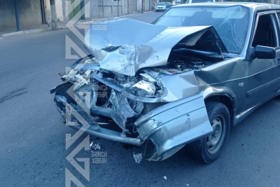 Gəncədə yol qəzası: bir nəfər xəsarət aldı