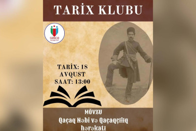 “Qaçaq Nəbi və Qaçaqçılıq hərəkatı” mövzusunda tədbir keçiriləcək
