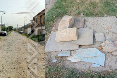 Gəncədə Milli Qəhrəmanın adını daşıyan küçədə kanalizasiya xətti yoxdur