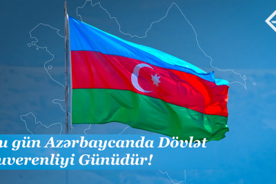 Bu gün Azərbaycanda Dövlət Suverenliyi Günüdür!