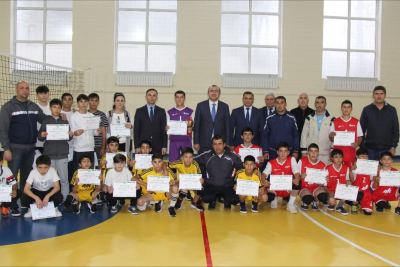 Daşkəsəndə gənc voleybolçular qüvvələrini sınadılıar