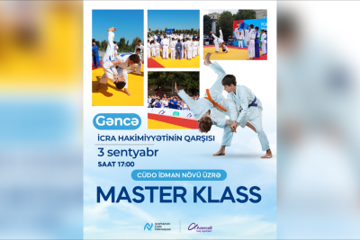 Gəncədə cüdo üzrə ustad-dərsi keçiriləcək