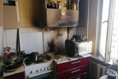 Gəncə: Hərbçilərin binasında yanğın olub