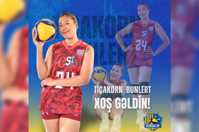 Tailand millisinin üzvü “Gəncə” VK-nın şərəfini qoruyacaq