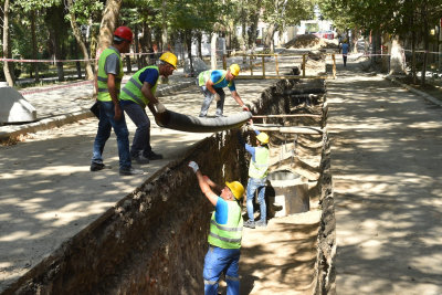 Gəncədə su təchizatı və kanalizasiya sistemi yenidən qurulur