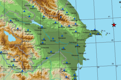 Xəzər dənizində zəlzələ olub